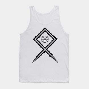 Vikings Norse Mythology Compass Pagan Asatru Magical Rune Tank Top